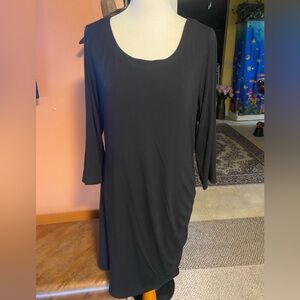 Banana Republic Charcoal Long Sleeve Dress